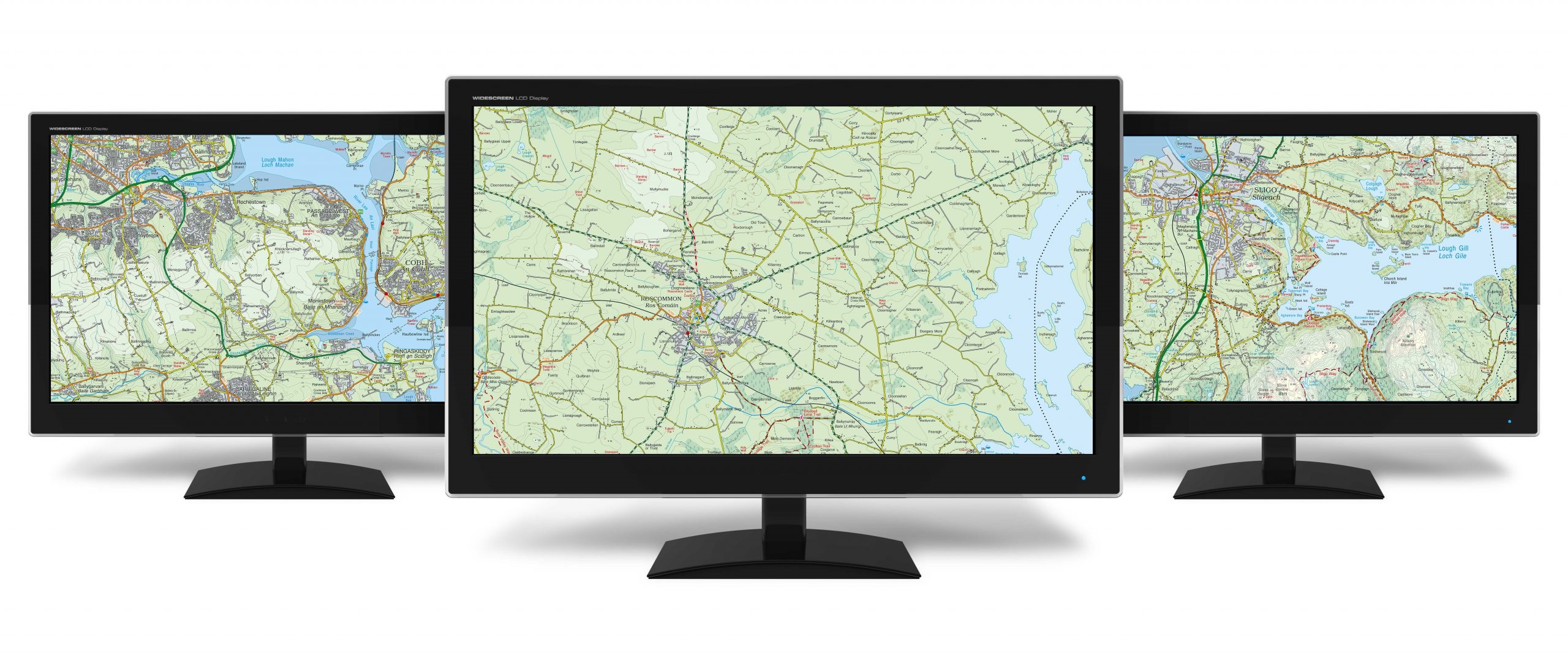 New-Digital-Maps-Graphic on computer monitor